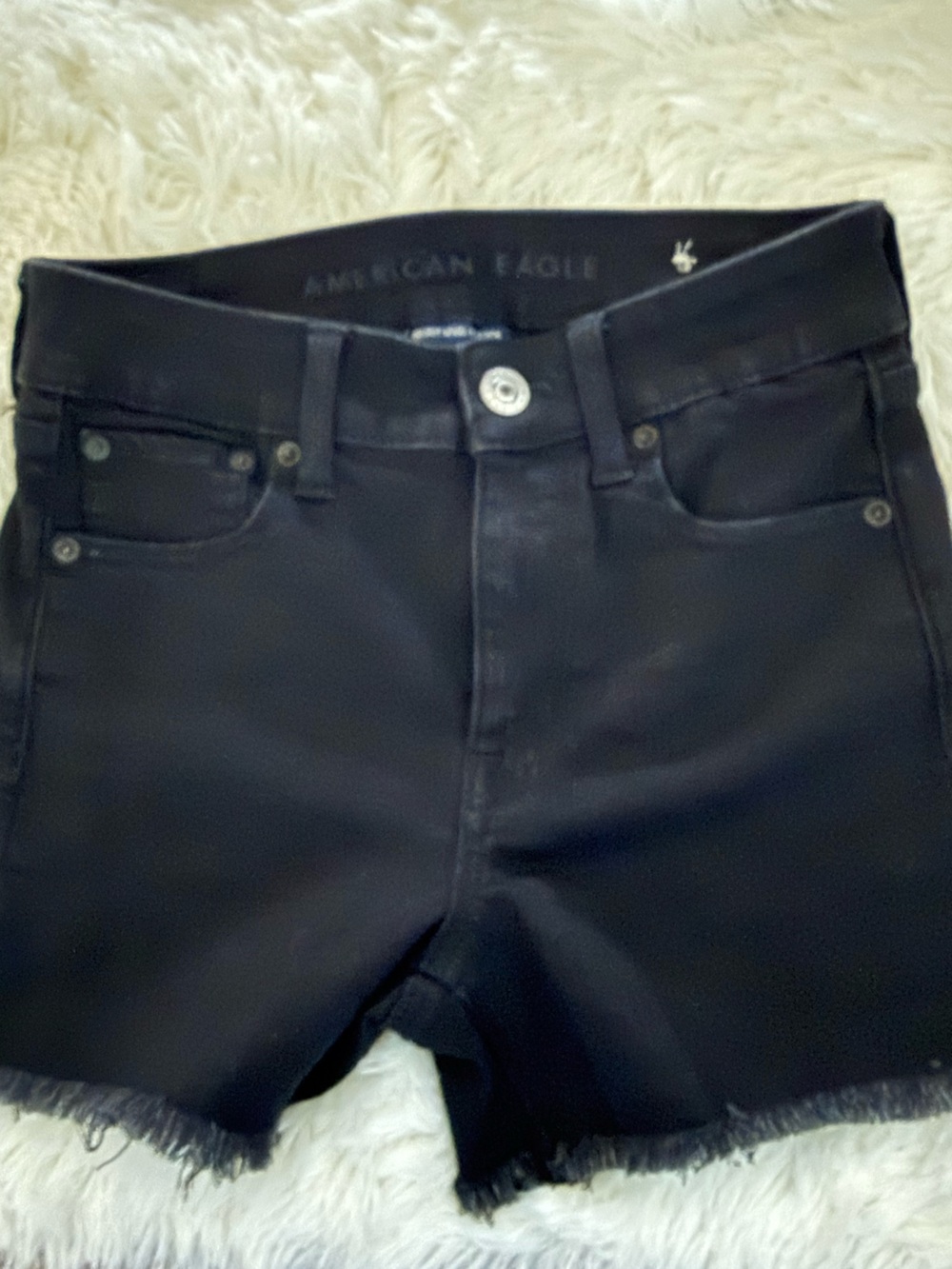 American Eagle High rise midi shorts